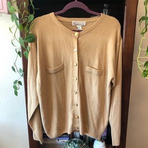 Milano Beige Cardigan Sweater